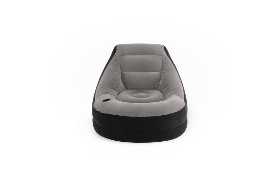 Intex Ultra Lounge зручне надувне крісло з підставкою для ніг