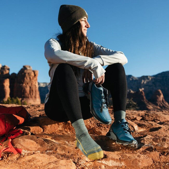 Darn Tough Hiker 1/4 шкарпетки легкі з подушечкою, шавлієвий