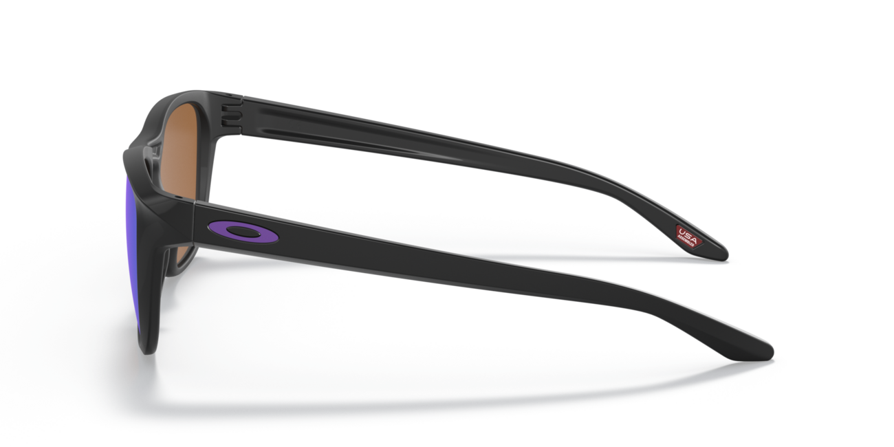 Oakley MANORBURN сонцезахисні окуляри в оправі зі скельцями, матовий чорний, Prizm Фіолетовий 56