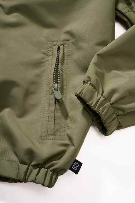 Brandit Summer Frontzip Windbreaker куртка дитяча, оливкова