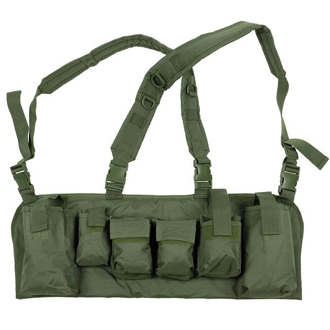 MFH розвантажувальний жилет Chest Rig, 9 кишень, OD зелений