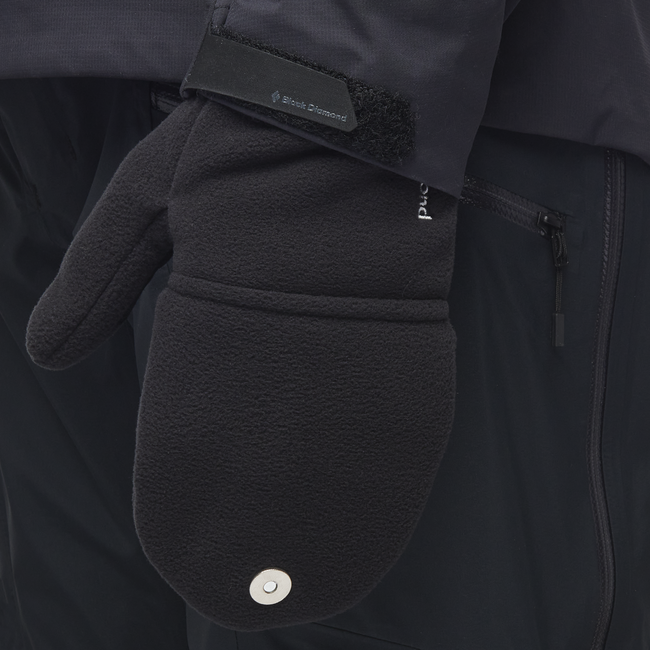 Black Diamond Windweight Mitt рукавиці софтшелові, чорні