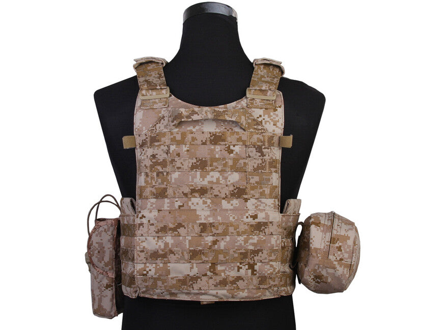 Emersongear LBT6094A жилет для плит 500D з 3 кишенями, AOR1