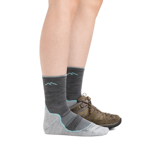 Darn Tough Light Hiker Micro Crew шкарпетки легкі з амортизацією, slatе