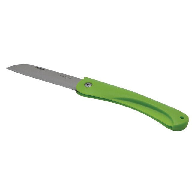 Baladeo ECO193 Birdy карманный нож, лезвие 8 см, сталь 2CR13, рукоять PP зелена