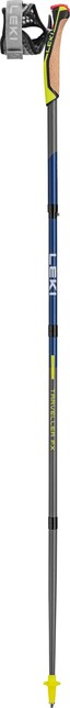 LEKI Traveller FX.One Carbon палиці для скандинавської ходьби, сріблясто-сірий-полярна темно-синя металік-неоново-жовта
