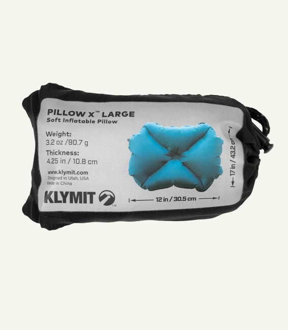 Klymit X подушка, синя, велика
