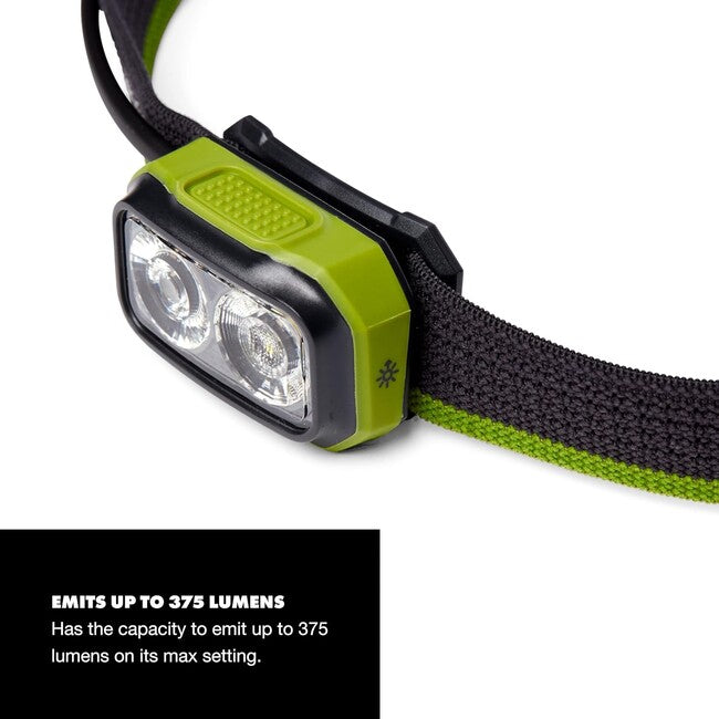 Black Diamond Onsight 375 налобний ліхтар Honnold Edtn, зелений
