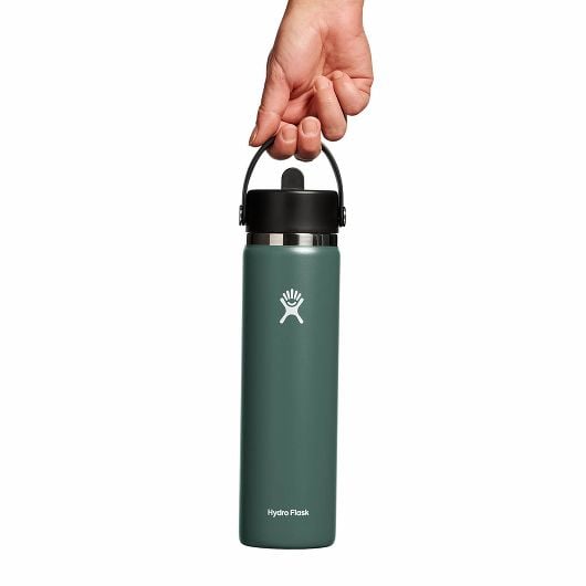 Hydro Flask Wide Mouth термофляга Flex Straw Cap 24 OZ 710 ml широким гарлом, ялина