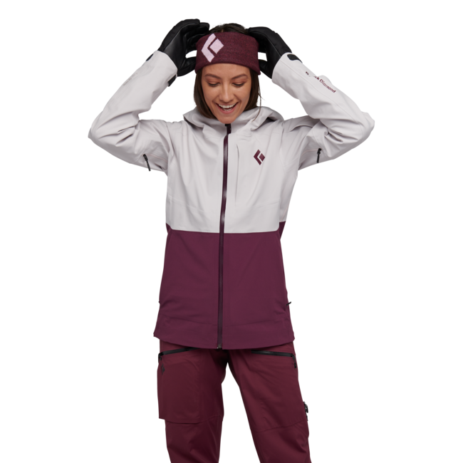 Black Diamond Recon Stretch Ski Shell лижна куртка жіноча, льодяна рожева-ожина