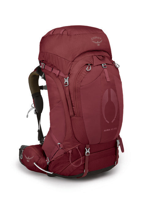 OSPREY Aura AG 65 туристичний рюкзак, berry sorbet червоний