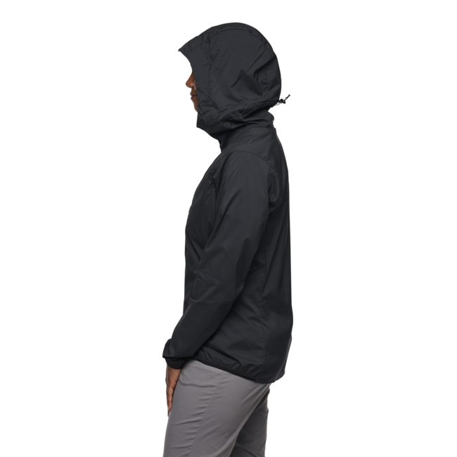 Black Diamond Alpine Start Hoody ультралегка софтшел куртка жіноча, чорна