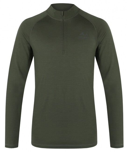 HUSKY Merow Zip термофутболка чоловіча на змійку M, зелена