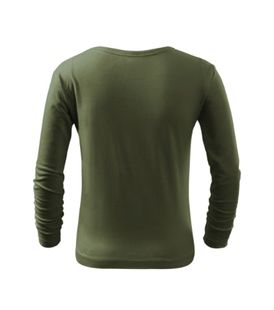 Malfini Fit-T LS футболка дитяча з довгим рукавом, хакі