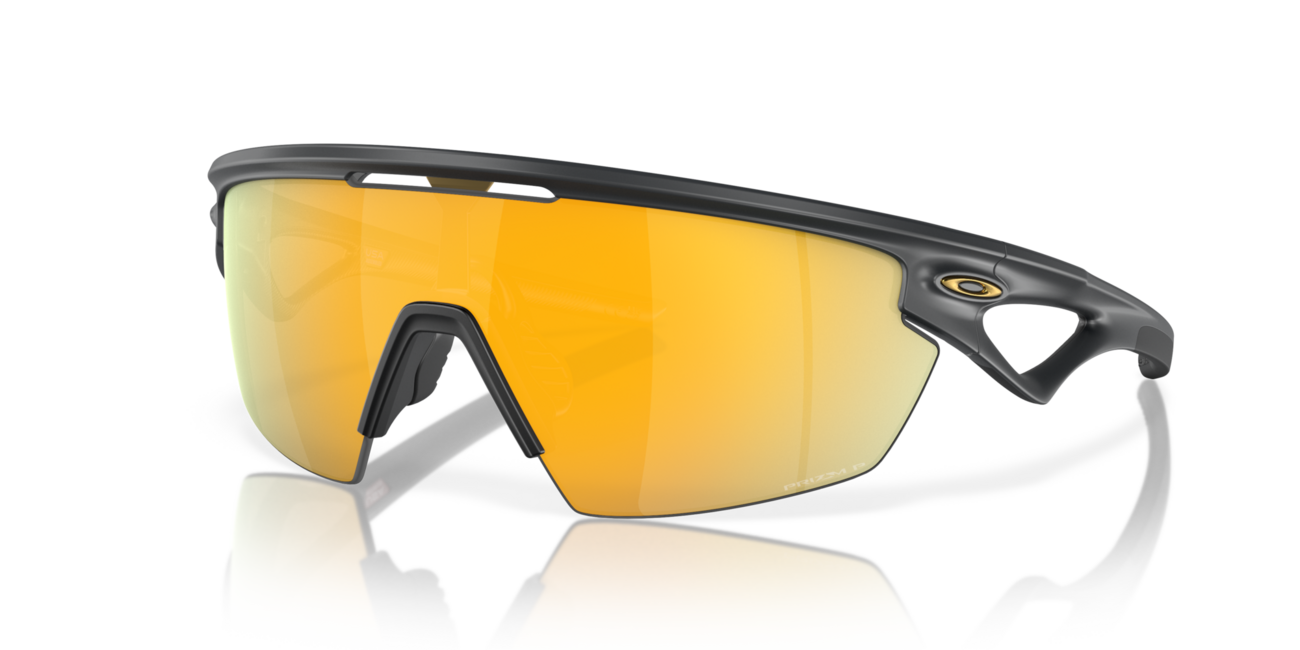 Oakley SPHAERA сонцезахисні окуляри з оправою Matte Carbon і лінзами Prizm 24K Polarized 36