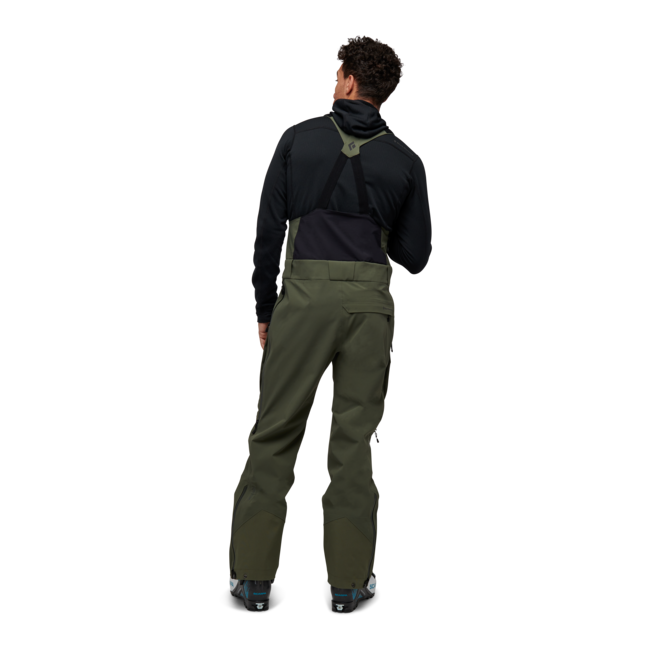 Black Diamond Recon Stretch Bibs штани чоловічі з тракшеями, тундра