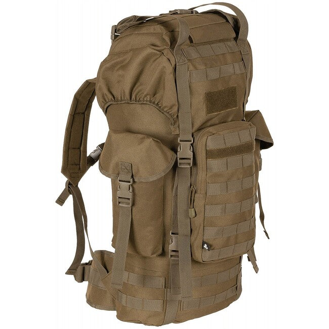 MFH MOLLE рюкзак 65L, алюмінієва штанга, койотовий коричневий