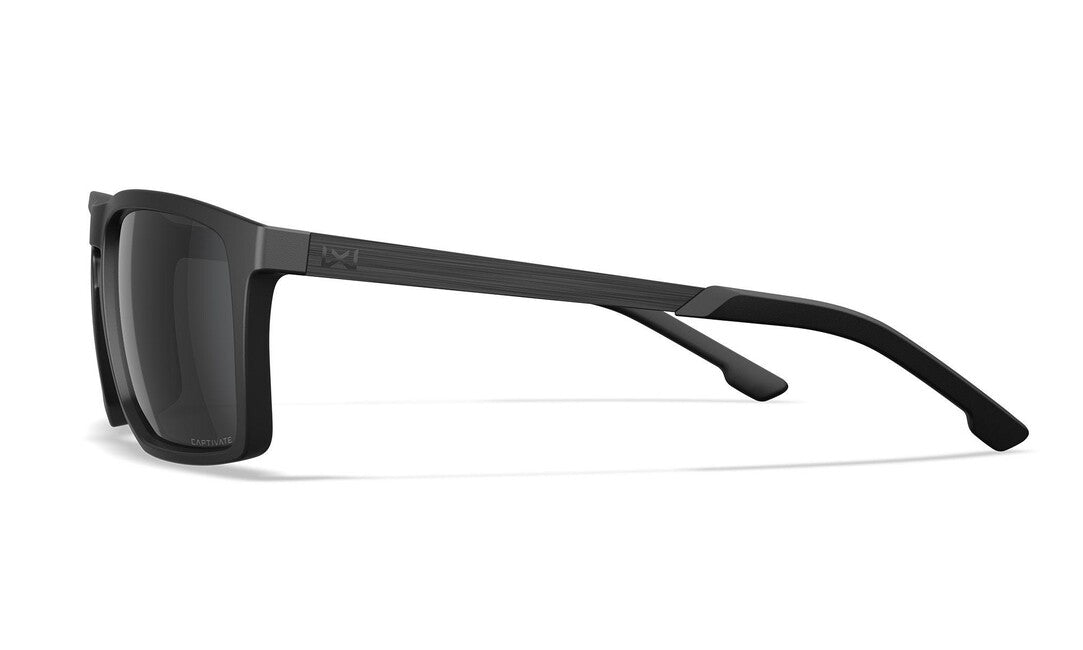 Wiley X Axe сонцезахисні окуляри, Captivate Polarized Сірий/ Матовий Чорний