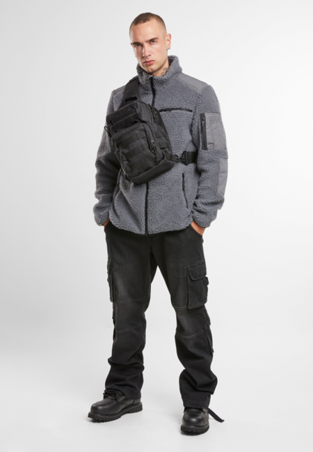 Brandit Ramble куртка флісова чоловіча Teddyfleece, антрацитова
