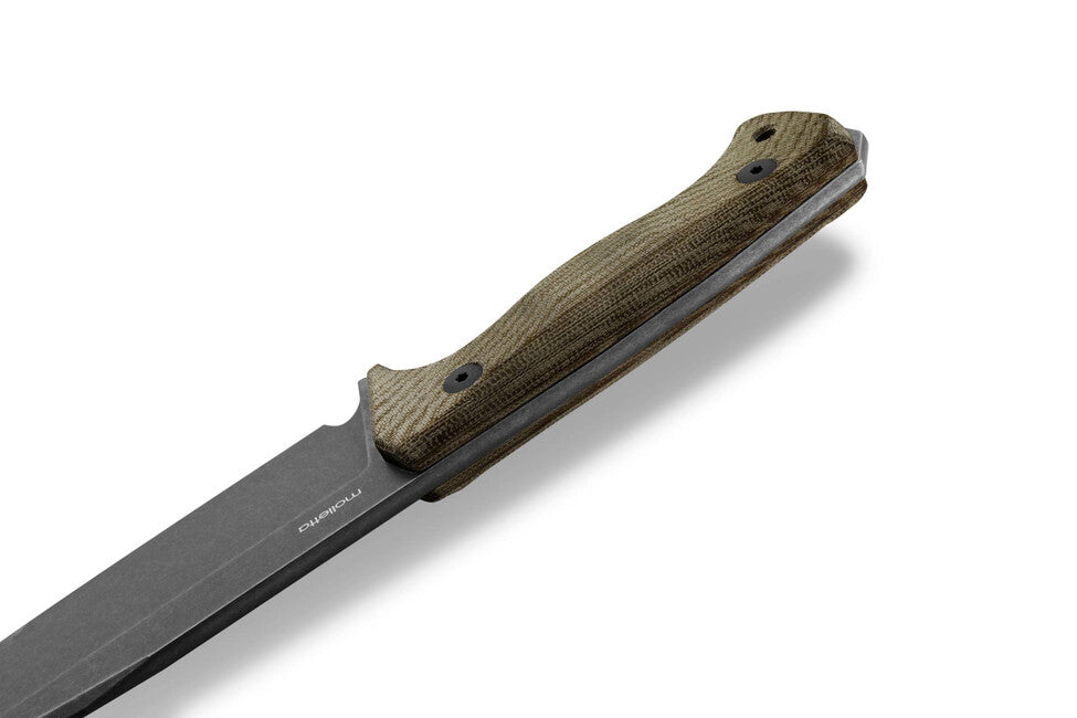 Lionsteel T6B довга дика з рукояттю з мікарти CVG CPM 3V, старий чорний