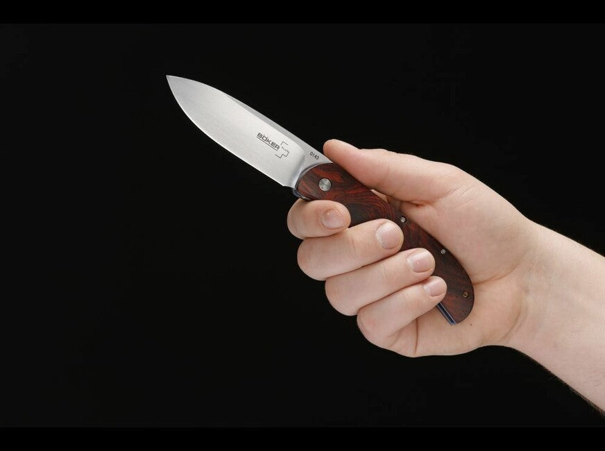 BÖKER® Exskelibur I кишеньковий ніж 8,9 см, дерево Cocobolo, титан