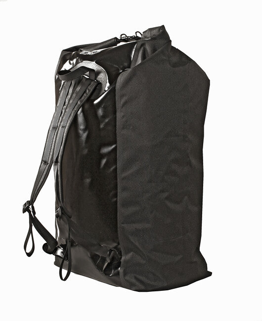 BasicNature водонепроникний рюкзак Duffel Bag для важких перевезень та пригод 180 л, чорно-червоний