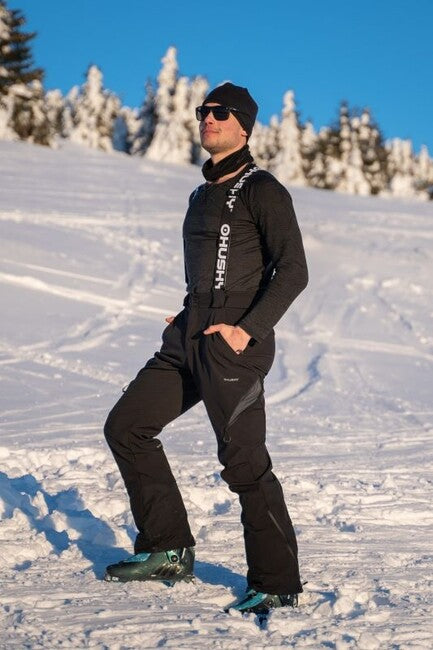 HUSKY Galti лижні штани чоловічі, чорні