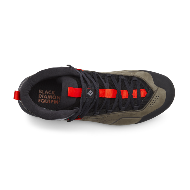 Black Diamond Mission Mid Waterproof Approach коричневі піднімаючи чоловічі черевики, коричневі-сірі