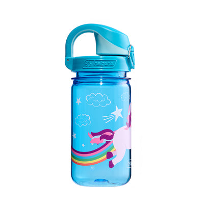 Nalgene Grip-n-Gulp Sustain пляшка для води дитяча 0,35 L, синій unicorn