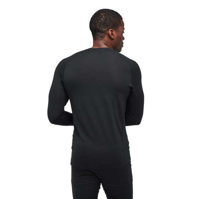 Black Diamond Coefficient Lt Crew футболка чоловіча з довгим рукавом, чорна