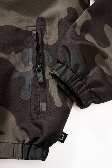 Brandit Summer Frontzip Windbreaker куртка дитяча, darkcamo
