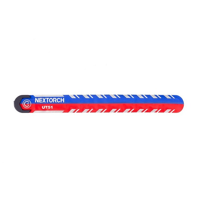 NexTorch® UT51 мигаюча безпечна стрічка, червоно-синя