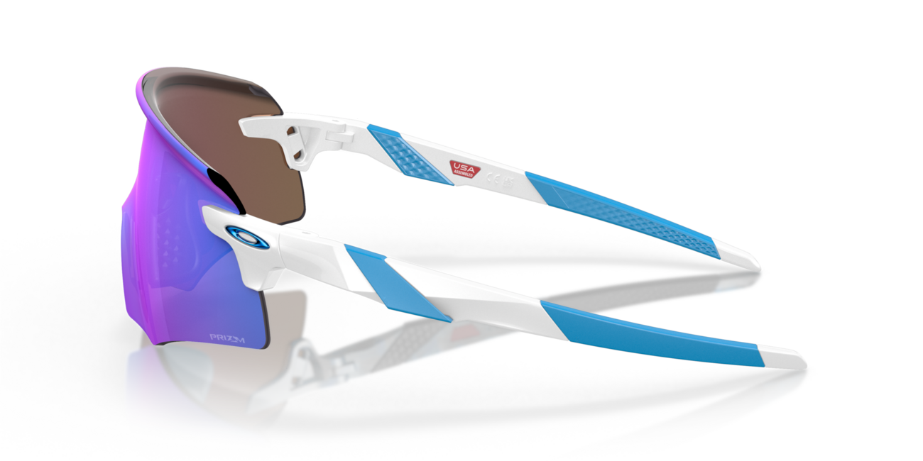 Oakley ENCODER сонячні окуляри з оправою Polished White та лінзами Prizm Sapphire