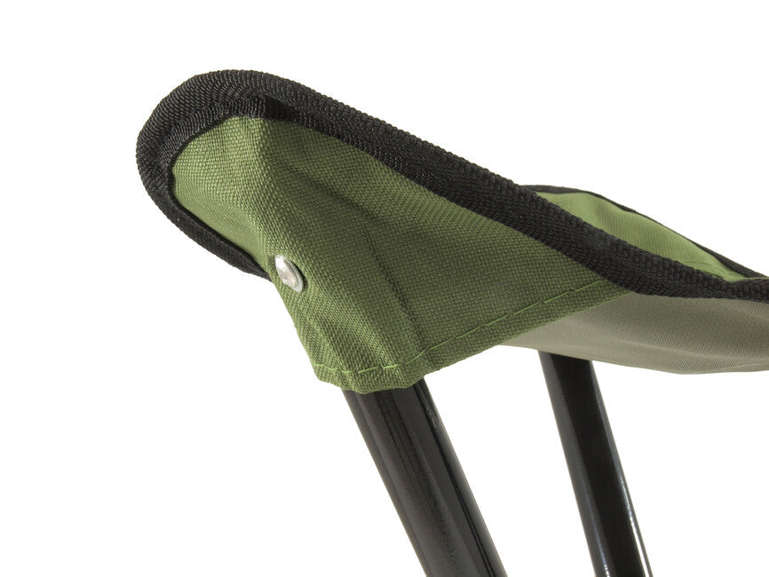 BasicNature Travelchair триніжка крісло, зелена сталь