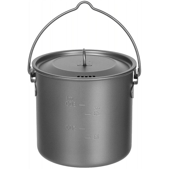 For Outdoor титановий горщик з кришкою, близько 1,1 л