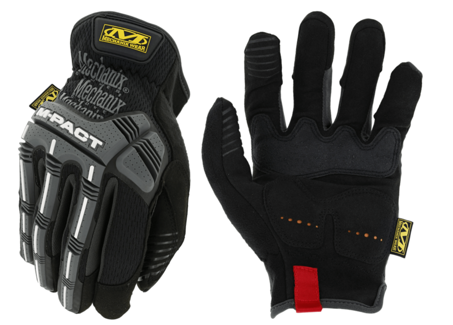 Mechanix M-Pact Open Cuff робочі рукавиці, чорна/сіра