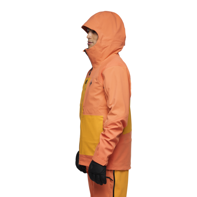 Black Diamond Recon Stretch Pro Shell лижна куртка чоловіча, bd помаранчевий-flame помаранчевий