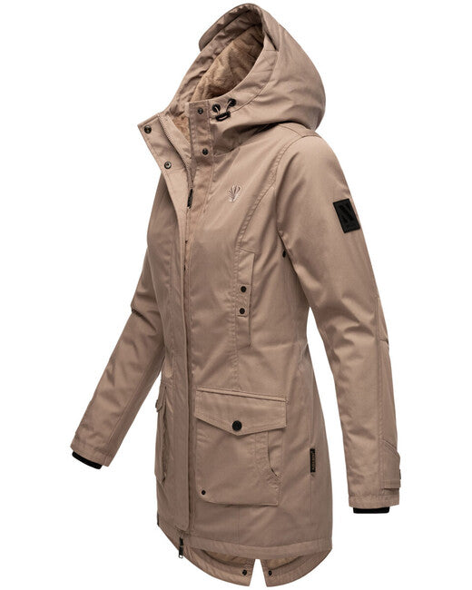 Navahoo softshell куртка BRINJAA жіноча, таупово-сіра