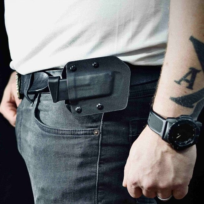 Falco F905 2021 Kydex горизонтальний чохол для одного магазина Glock 19, чорний, правий
