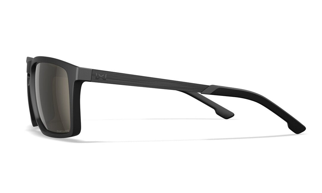 Wiley X Axe сонячні окуляри Captivate Polarized Tungsten Mirror, матові чорні