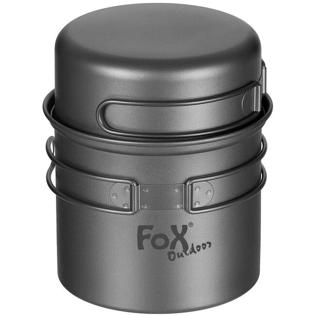 Fox Outdoor набір для столового посуду, титан