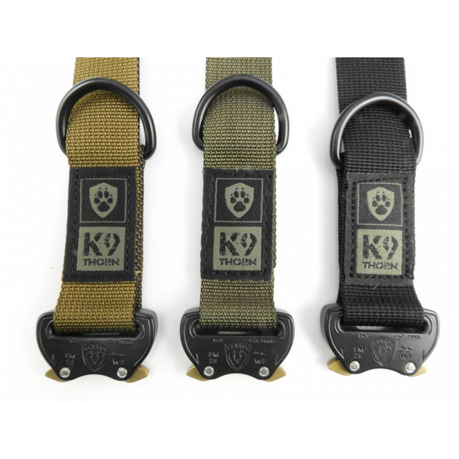K9 Thorn ошийник ONE з застібкою cobra, чорний