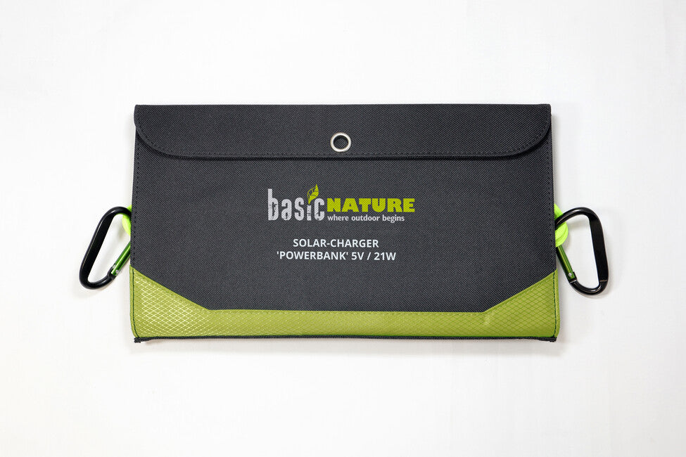 BasicNature сонячна зарядка Powerbank 5V / 21W