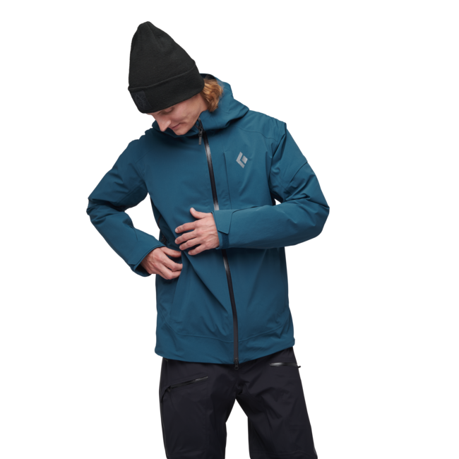 Black Diamond Recon Insulated Shell непромокаюча куртка чоловіча, азурит