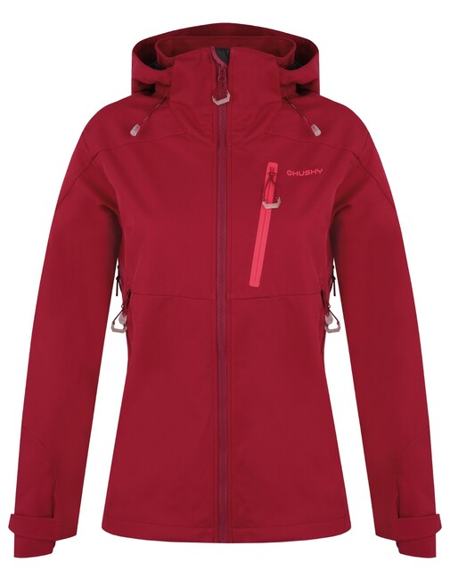 HUSKY Sauri софтшел куртка жіноча, магента, L