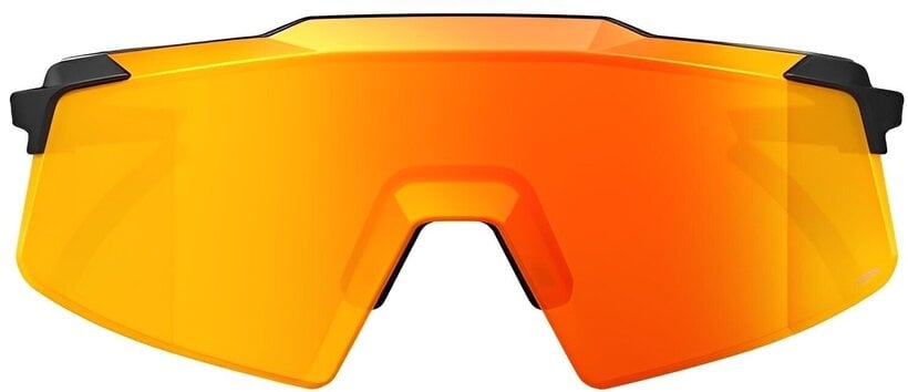 100% Aerocraft сонцезахисні окуляри Soft Tact Black, HiPER Червоний Multilayer Mirror
