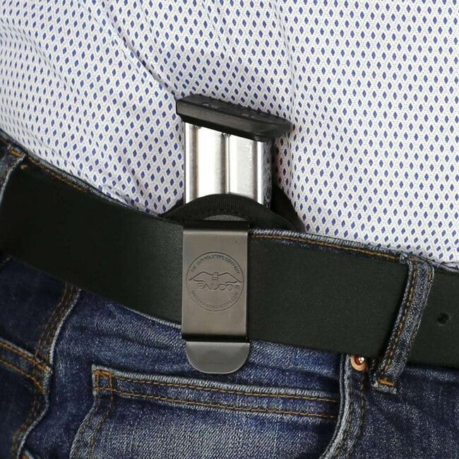 Falco F800 нейлонове поясне чохол на магазин зі скобою і стопорним гвинтом Glock 17, чорний правий