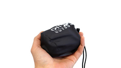 Origin Outdoors надувна подушка з чохлом, сіра 39 x 26 x 8см