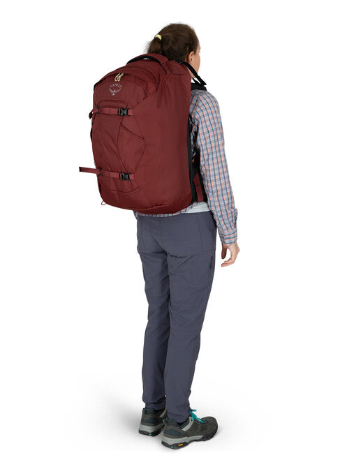 OSPREY FAIRVIEW 40 дорожний рюкзак, циркониєвий червоний