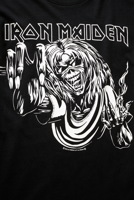 Brandit Iron Maiden футболка Eddy Glow, чорна